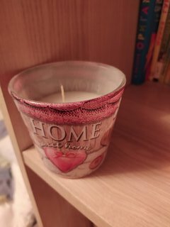 Свеча ароматизированная, 8х7.5 см, в стакане, Bartek Candles, Дом милый дом - фото 1 от пользователя