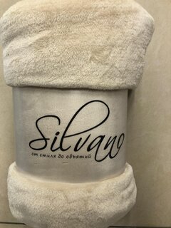 Плед 1.5-спальный, 150х200 см, велсофт жаккард, 100% полиэстер, Silvano, Silvia Однотон, светло-бежевый, 150/001-SIL/CL - фото 1 от пользователя