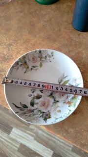 Тарелка десертная, фарфор, 17.5 см, круглая, Универсал Верона, Добрушский фарфоровый завод, 0С2360Ф34 - фото 2 от пользователя