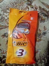 Станок для бритья Bic, Sensitive, для мужчин, 3 лезвия, 8 шт, одноразовые, 872874 - фото 2 от пользователя