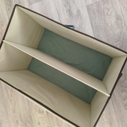 Кофр для хранения, с крышкой, 46х30х30 см, нетканое полотно, с ручкой, зеленый, Y4-7829 - фото 9 от пользователя