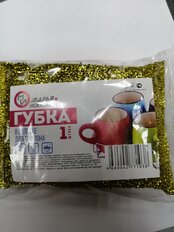 Губка для тефлоновой посуды, в оплетке, Марья Искусница, в ассортименте - фото 1 от пользователя
