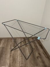 Сушилка для белья напольная, 10 м, 105х54х83 см, складная, 8 прутьев, 10 кг, Nika, СБ3 - фото 7 от пользователя