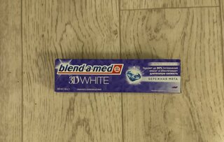 Зубная паста Blend-a-med, 3D White Бережная мята, 100 мл - фото 1 от пользователя