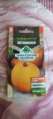 Семена Тыква, Мускатная Витаминная, 2 г, цветная упаковка, Тимирязевский питомник - фото 3 от пользователя