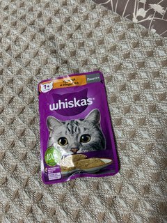 Корм для животных Whiskas, 75 г, для взрослых кошек 1+, паштет, курица/индейка, пауч, G8475 - фото 8 от пользователя