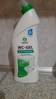 Чистящее средство для сантехники, Grass, WC-gel, гель, 750 мл - фото 4 от пользователя