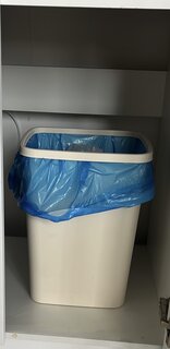Контейнер для мусора пластик, 20 л, прямоугольный, с фиксатором, слоновая кость, шоколад, Violet, Tandem, 842226 - фото 9 от пользователя