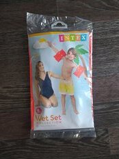 Нарукавники 25 х 17 см, 6 - 12 лет, Intex, Неон, 59642NP - фото 7 от пользователя