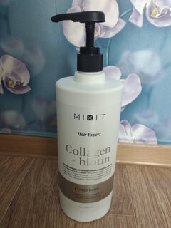 Бальзам-ополаскиватель для поврежденных волос, Mixit, Hair Expert, восстанавливающий, 1 л - фото 6 от пользователя