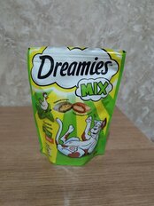 Корм для животных Dreamies, 60 г, для кошек, лакомство, с курицей и мятой, 77185 - фото 7 от пользователя