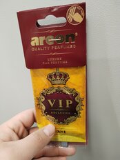 Ароматизатор в машину подвесной, сухой, Areon, &quot;VIP&quot; - №1, 704-VIP-01 - фото 3 от пользователя