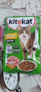 Корм для животных Kitekat, 85 г, для кошек, курица в желе, пауч - фото 4 от пользователя