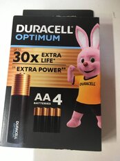 Батарейка Duracell, АА (LR6-4BL), Optimum, щелочная, 1.5 В, 4 шт, 5014061, Б0056020 - фото 3 от пользователя