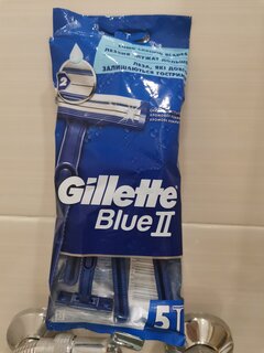 Станок для бритья Gillette, Blueii, для мужчин, 5 шт, одноразовые, BLI-81499251 - фото 9 от пользователя