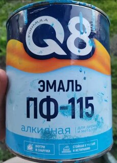 Эмаль Formula Q8, ПФ-115, алкидная, глянцевая, светло-голубая, 0.9 кг - фото 1 от пользователя