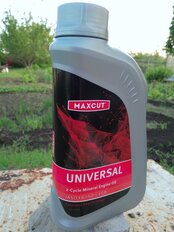 Масло минеральное, для двухтактного двигателя, Maxcut, Universal 2T, 1 л, 850930700 - фото 9 от пользователя