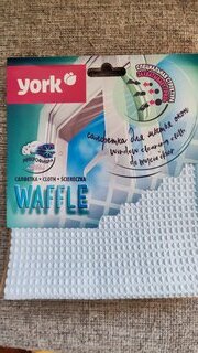 Салфетка для окон, микрофибра, 35 х 35 см, York, вафельная, 026280 - фото 2 от пользователя