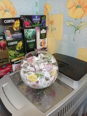 Ваза стекло, настольная, 10.3х8 см, Pasabahce, Флора аквариум, 43417SLВ, без коробки - фото 9 от пользователя