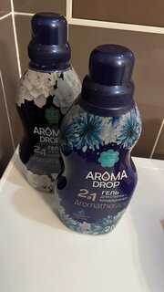 Гель для стирки Aroma Drop, 1 л, универсальный, Свежесть лотоса 2в1 - фото 7 от пользователя