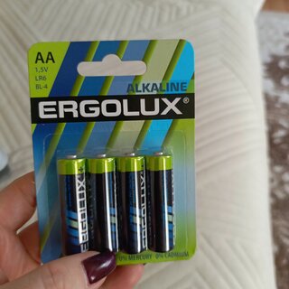 Батарейка Ergolux, ААА (LR03, 24A), Alkaline, щелочная, 1.5 В, блистер, 4 шт, 11744 - фото 5 от пользователя