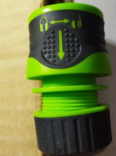 Коннектор для шланга 1/2&quot;-5/8&quot;, быстросъемный, автостоп, с замком, Grandy, JS-3051 - фото 5 от пользователя
