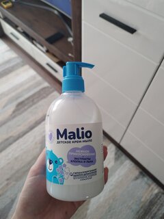 Крем-мыло детское Malio, Нежное прикосновение, экстракт хлопка и льна, 500 мл - фото 8 от пользователя