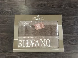 Полотенце банное 100х150 см, 100% хлопок, 450 г/м2, Модный штрих, Silvano, кофейное, Турция, FT-7-100-1381 - фото 1 от пользователя
