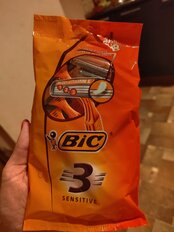 Станок для бритья Bic, Sensitive, для мужчин, 3 лезвия, 8 шт, одноразовые, 872874 - фото 9 от пользователя