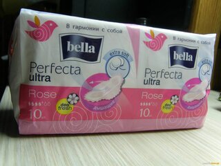 Прокладки женские Bella, Perfecta Ultra Rose, ежедневные, 20 шт, BE-013-RW20-205 - фото 1 от пользователя