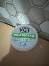 Шпатлевка VGT, Экстра, акриловая, по дереву, белая, 0.3 кг - фото 4 от пользователя