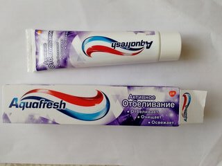 Зубная паста Aquafresh, Активное отбеливание, 100 мл - фото 3 от пользователя