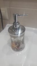 Дозатор для жидкого мыла, Delphinium, Нева, пластик, прозрачный, 106014 - фото 3 от пользователя