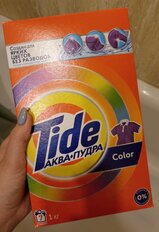 Стиральный порошок Tide, 1 кг, автомат, для цветного белья, Color - фото 1 от пользователя