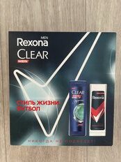 Набор подарочный для мужчин, Rexona, Men, шампунь + гель для душа - фото 9 от пользователя