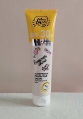 Солнцезащитный крем MonoLove bio, Summer shine, SPF 30, 100 мл, с мерцающим эффектом - фото 7 от пользователя