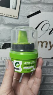 Крем для обуви 60 мл, бесцветный, Homex, Gecko, 101318 - фото 4 от пользователя
