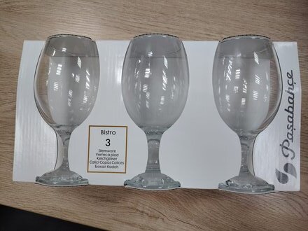 Бокал для пива, 400 мл, стекло, 3 шт, Pasabahce, Bistro, 44417B/ - фото 2 от пользователя