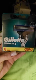 Сменные кассеты для бритв Gillette, Mach3, для мужчин, 8 шт - фото 1 от пользователя