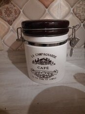 Банка для сыпучих продуктов, доломит, 350 мл, с крышкой, Daniks, Кафе, HC8700D-N2 - фото 6 от пользователя