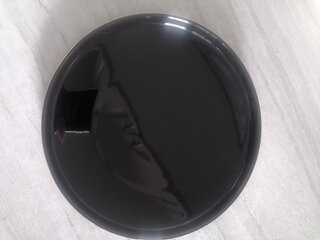 Тарелка десертная, фарфор, 21 см, круглая, Black Gold, Domenik, DM3011-1 - фото 3 от пользователя