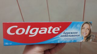 Зубная паста Colgate, Бережное отбеливание, 100 мл - фото 2 от пользователя