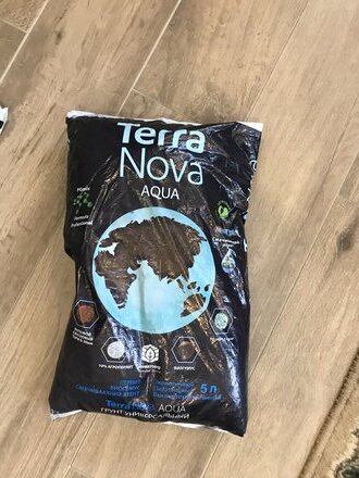 Грунт Aqua, универсальный, с биогумусом и перлитом, 5 л, Terra Nova - фото 2 от пользователя