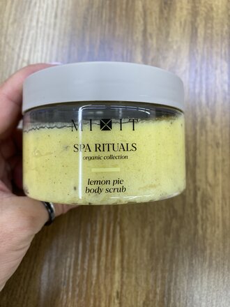 Скраб-бальзам для тела, Mixit, Spa Rituals, 300 г, с ароматом лимонного пирога - фото 7 от пользователя