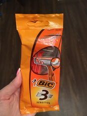 Станок для бритья Bic, Для чувствительной кожи, для мужчин, 3 лезвия, 2 шт, одноразовые, 888134/889701 - фото 9 от пользователя