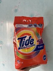 Стиральный порошок Tide, 3 кг, автомат, для цветного белья, Color - фото 4 от пользователя