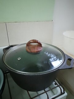 Кастрюля алюминий, антипригарное покрытие, 4 л, с крышкой, крышка стекло, Kukmara, Granit Ultra, кга42а, красная - фото 1 от пользователя