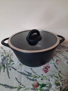 Кастрюля алюминий, антипригарное покрытие, 2 л, с крышкой, крышка стекло, Гурман, Eclipse, ГМк203ЭКИ, индукция - фото 1 от пользователя