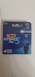 Сменные кассеты для бритв Bic, Flex 3 hibrid, для мужчин, 4 шт, 948274 - фото 7 от пользователя