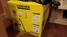 Пылесос Karcher, WD 2 Plus V-12/4/18, 1000 Вт, с мешком, 12 л, сухая и влажная уборка - фото 9 от пользователя